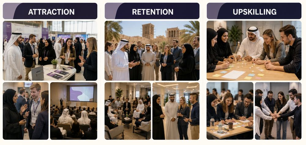 Emiratisation programming: Attraction, Retention, Upskilling